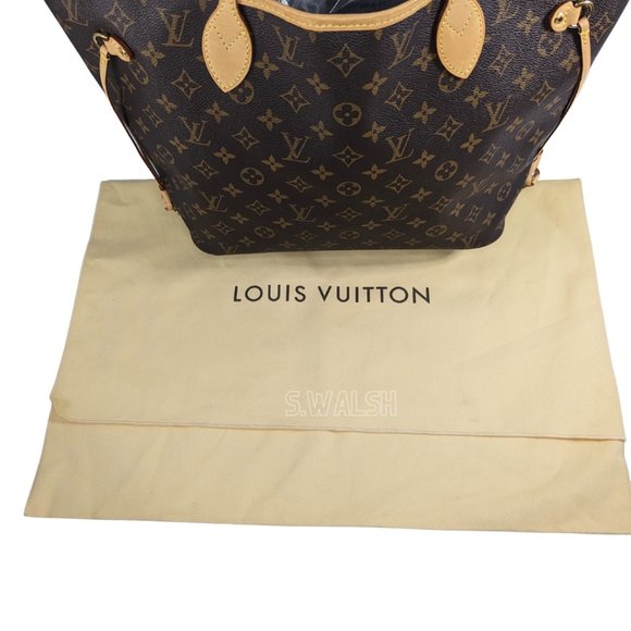 Louis Vuitton LV 👜 MINT Neverfull MM Monogram Beige Tote Bag SD2077 - Picture 3 of 16